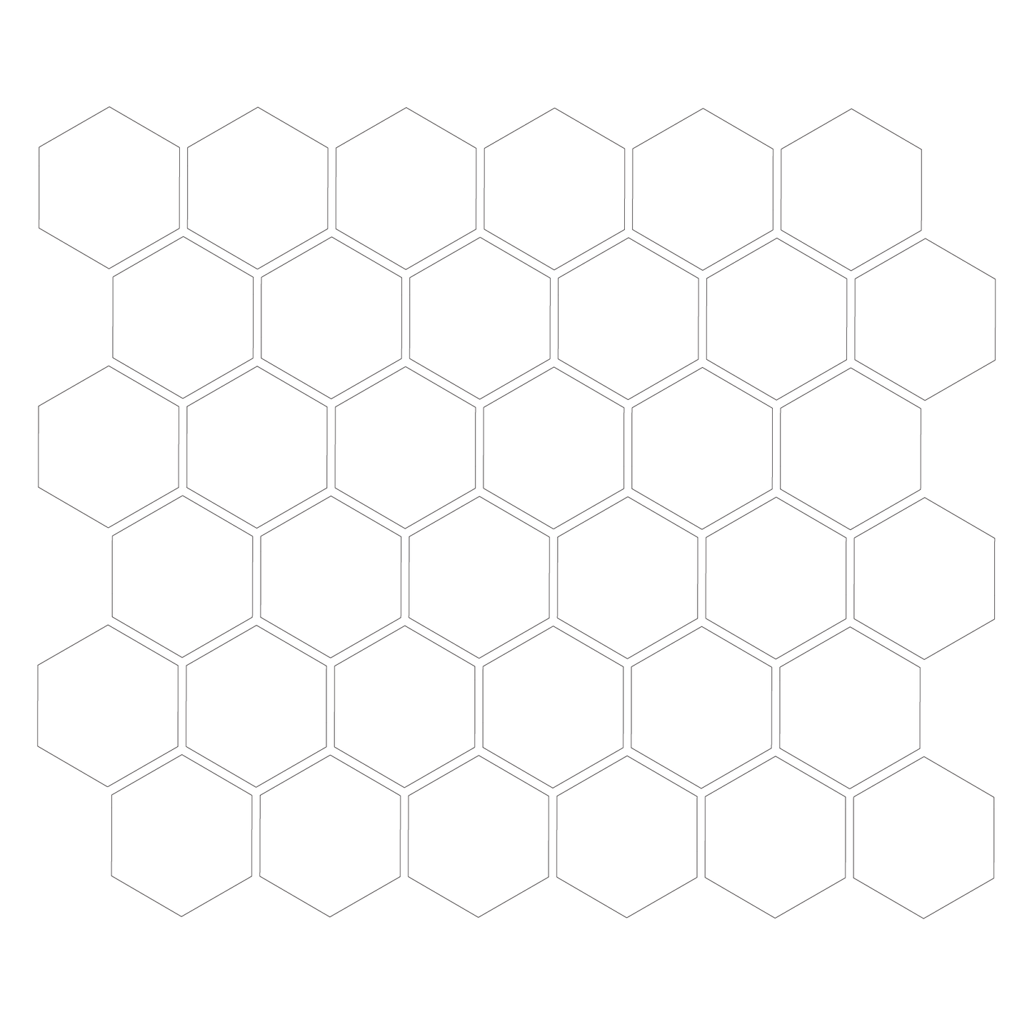 52x60 Hexagon